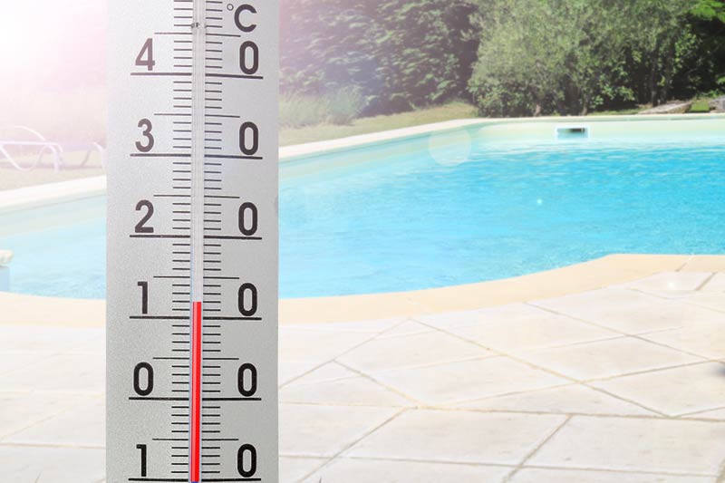 thermomètre piscine