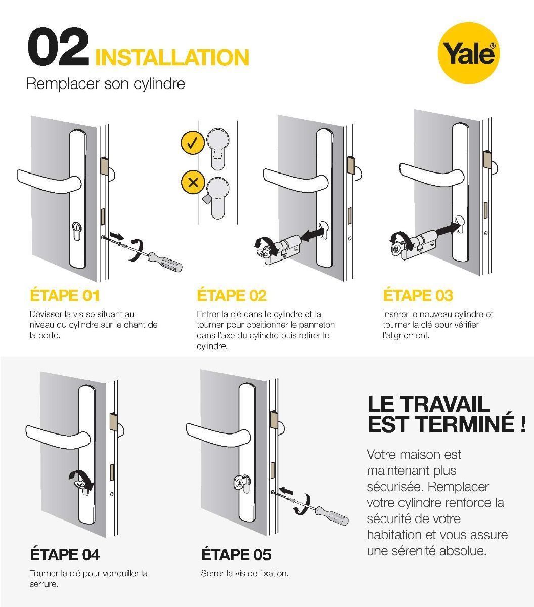 remplacer son cylindre