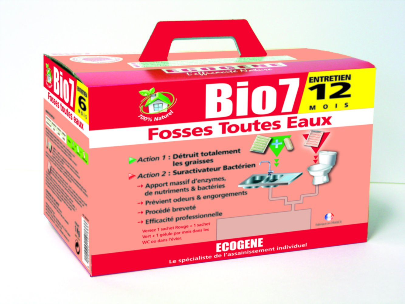 bio7 entretien fosses toutes eaux 1an - ECOGENE