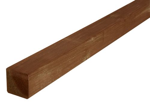 Poteau Carré Marron 7x7x180cm - CERLAND