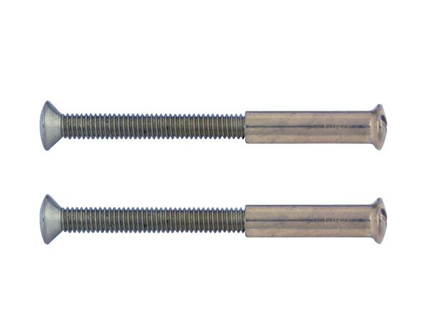 2 Vis relieuses nickel