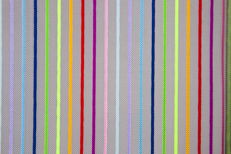 Rideau Moustiquaire L1xH2,20m rayures multicolores - MOREL