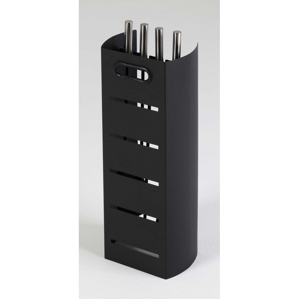 Serviteur chauffage au bois Tower noir 58cm - ATELIER DIXNEUF