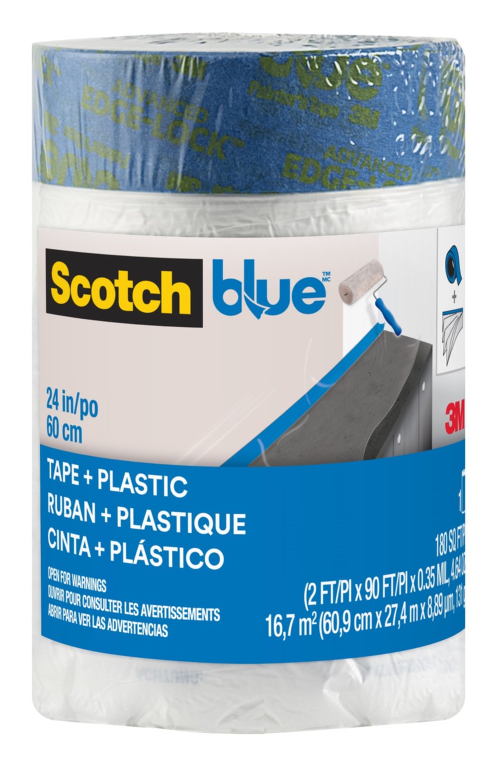 Recharge de bâche plastique pré-adhésivée - SCOTCHBLUE™