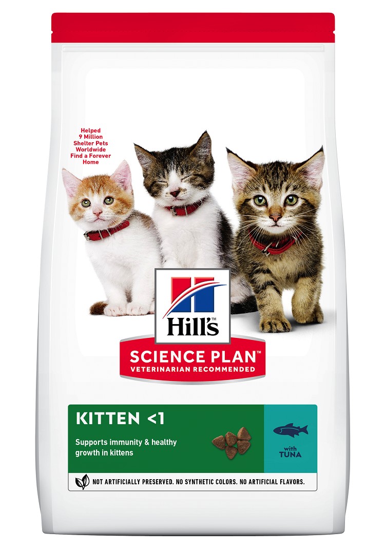 Croquettes chaton thon 1,5kg - HILL'S SCIENCE PLAN