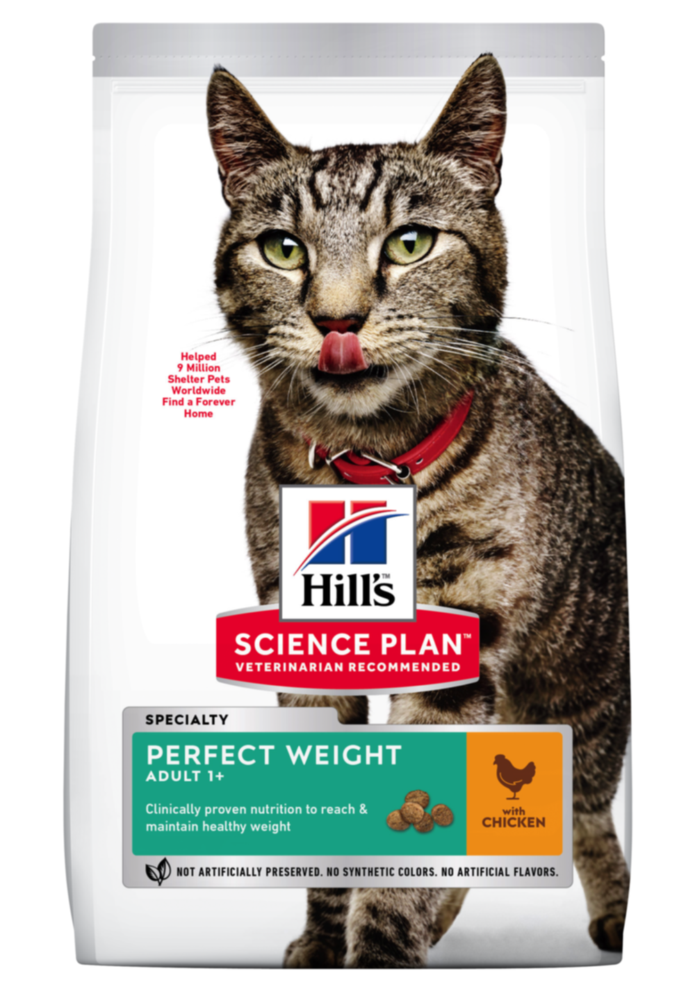 Croquettes chat Perfect Weight poulet 7kg - HILL'S SCIENCE PLAN