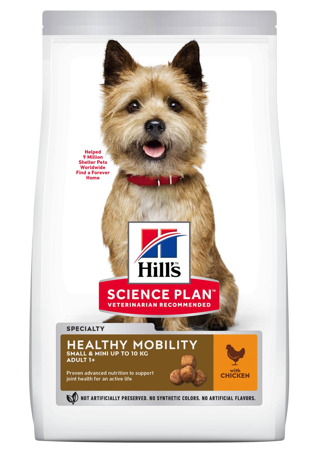 Croquettes chien Healthy Mobility Small & Mini poulet 1,5kg - HILL'S SCIENCE PLAN