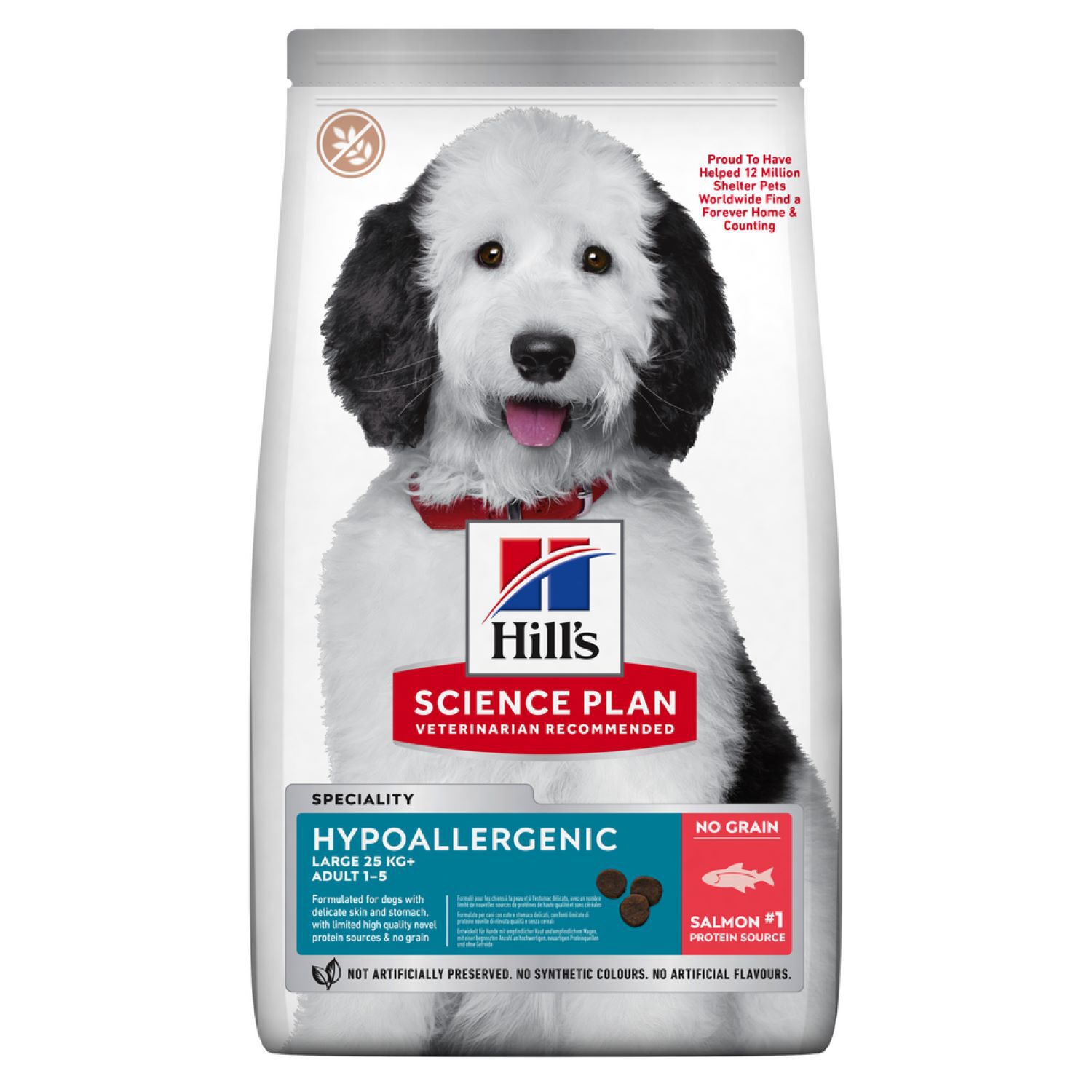 Croquette Adult hypoallergénique L Breed Saumon 12kg - SCIENCE PLAN