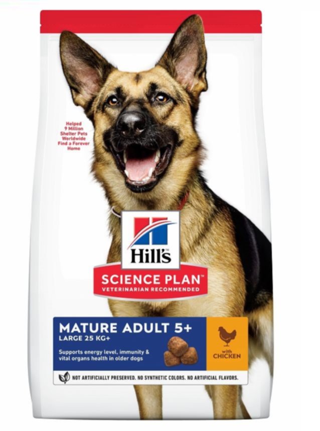 Croquettes chien Mature poulet 18 kg - HILL'S SCIENCE PLAN