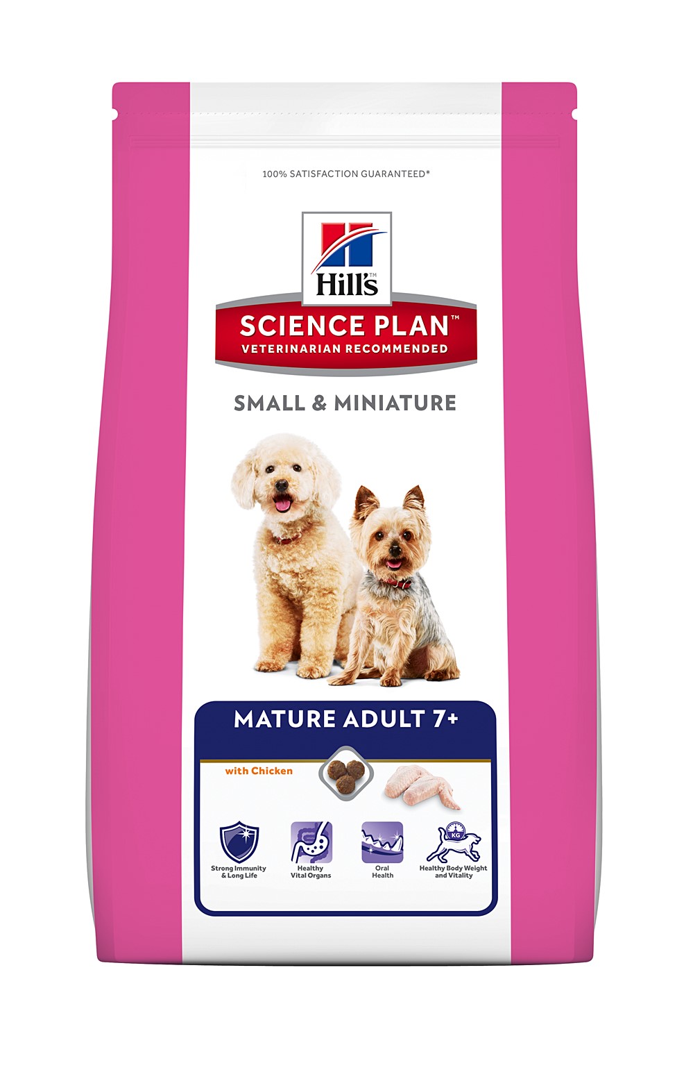 Croquettes chien Adult & Small/miniature poulet 1,5 kg - HILL'S SCIENCE PLAN