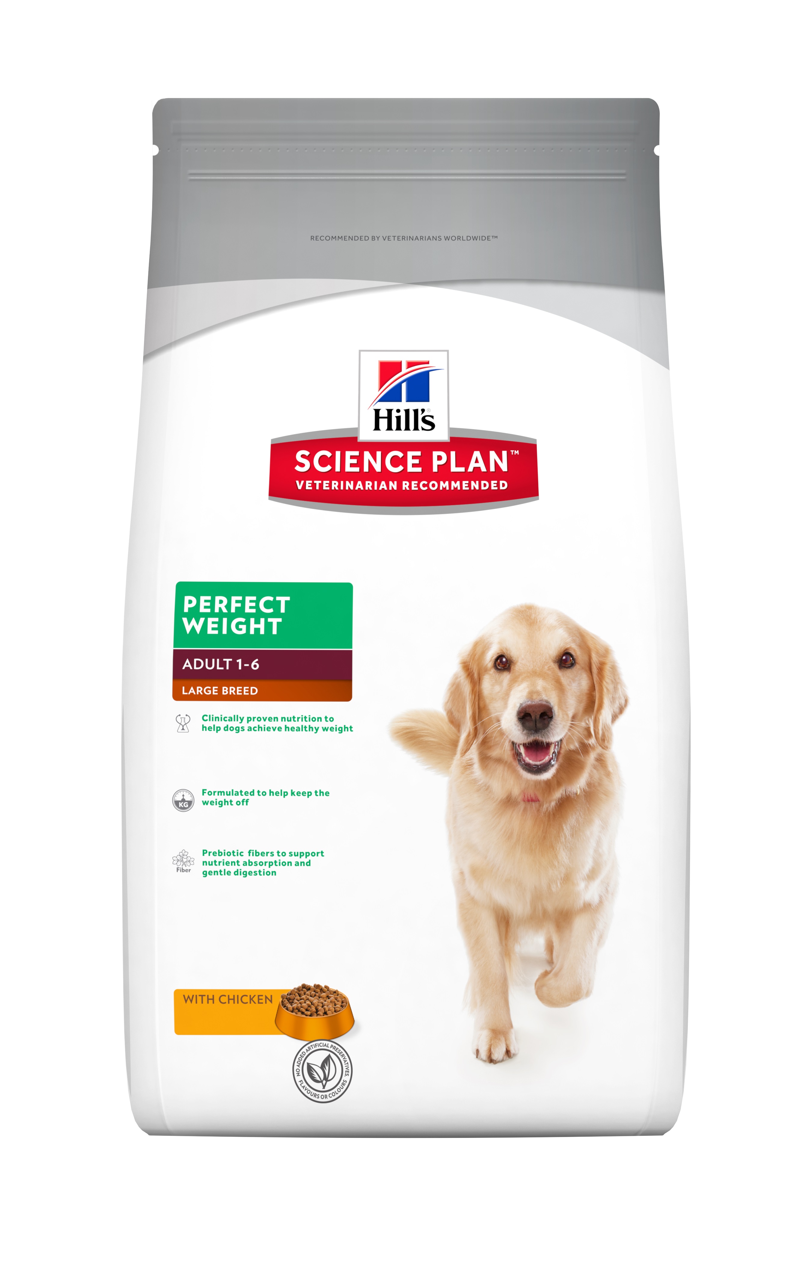 Croquettes chien Perfect Weight Large Breed 12 kg - HILL'S SCIENCE PLAN