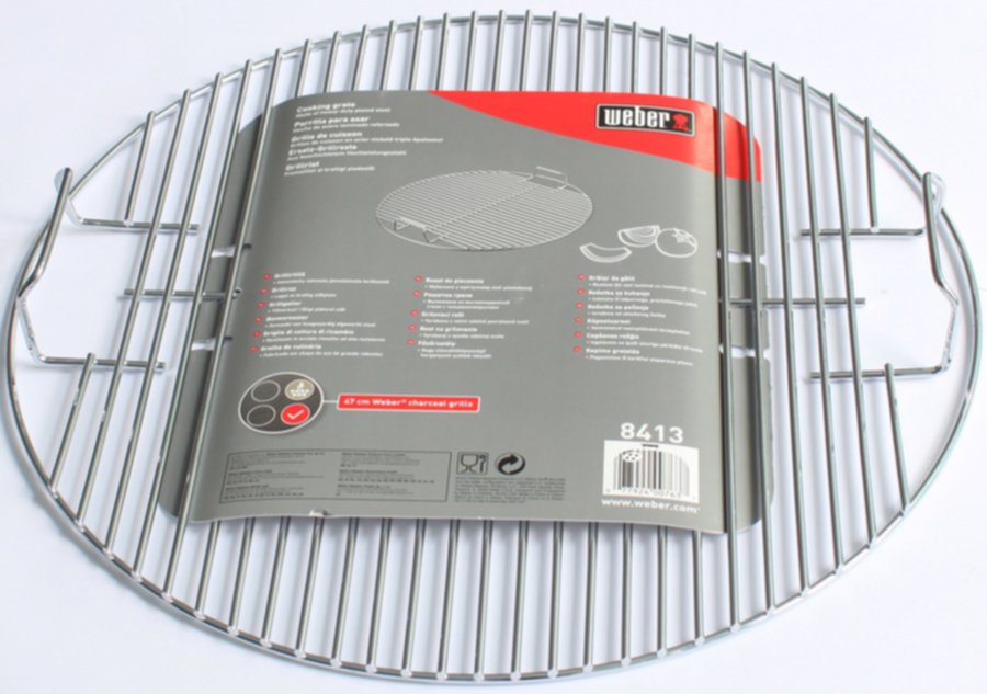 Grille de cuisson chromée pour barbecue Ø47 cm - WEBER