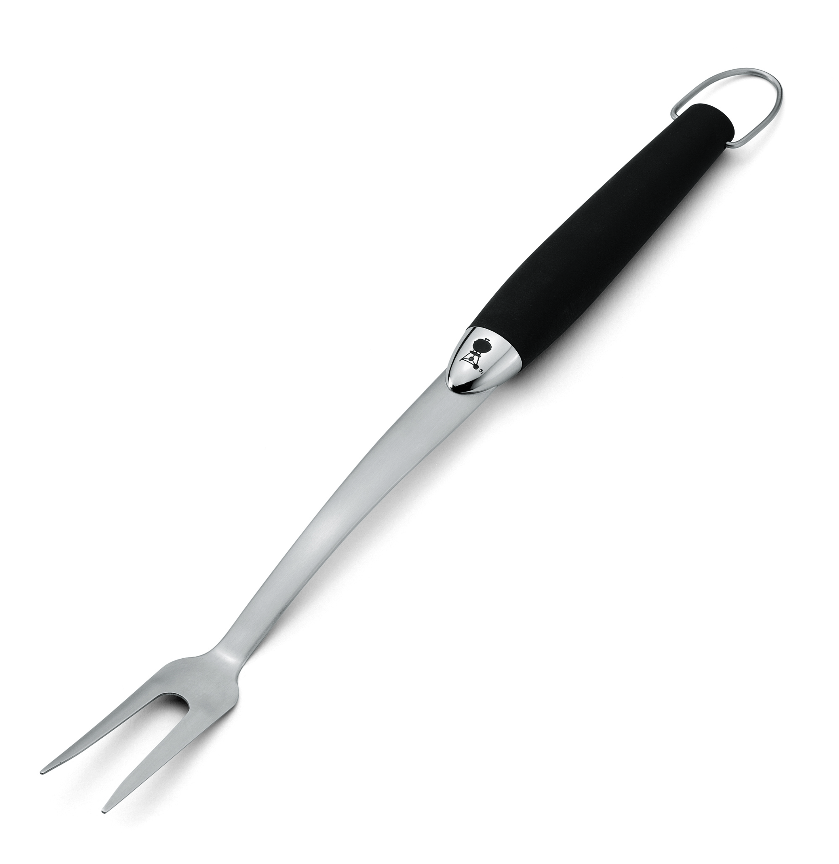 Fourchette premium en acier inoxydable, noir