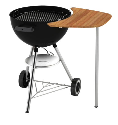 Plan de travail bambou bbq charbon 47/57 cm