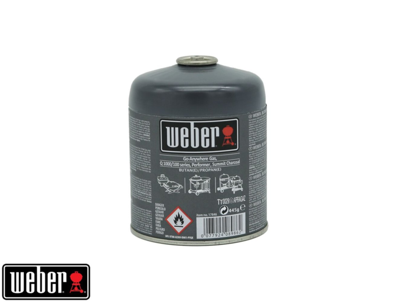 Cartouche de gaz 445g - WEBER