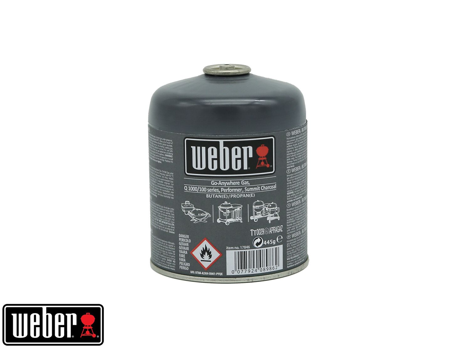 Cartouche de gaz 445g - WEBER