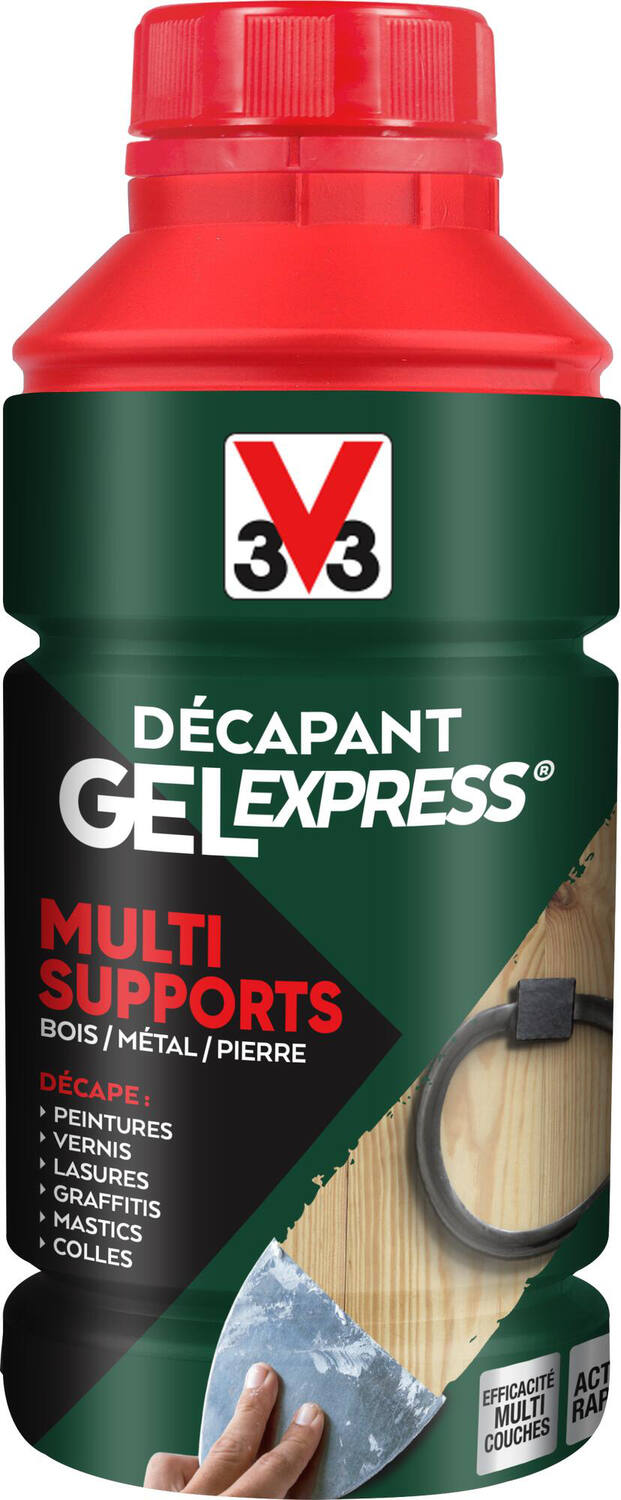 Décapant gel express multisupport 0.5l - V33