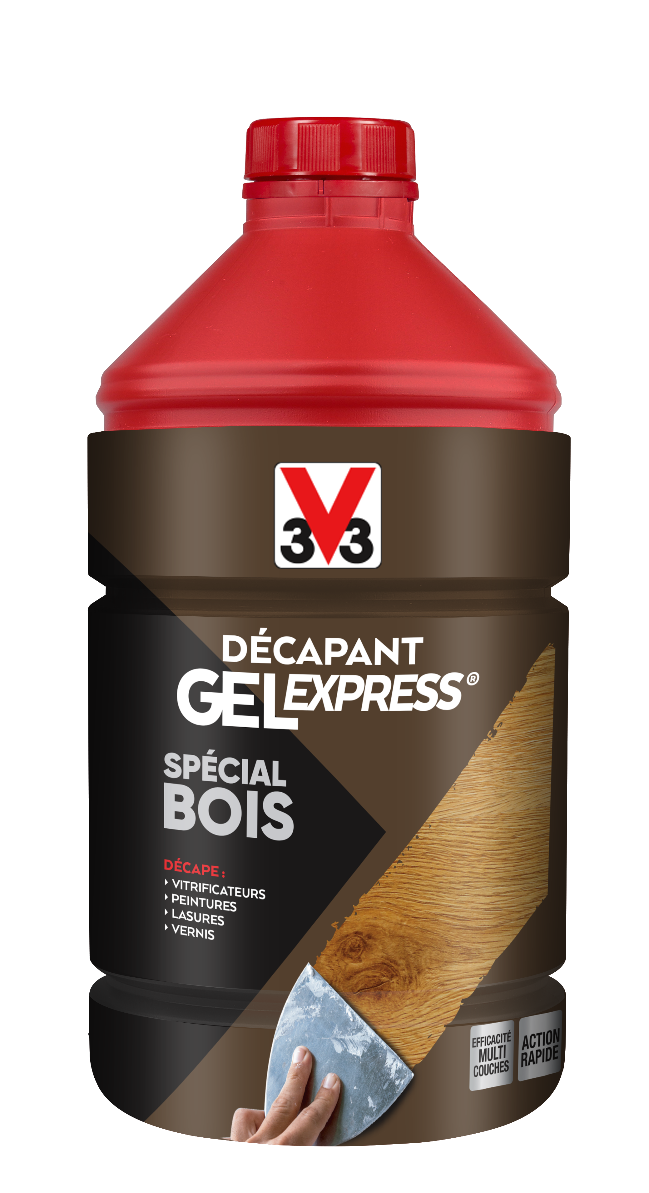 Décapant gel express spécial bois 2L - V33