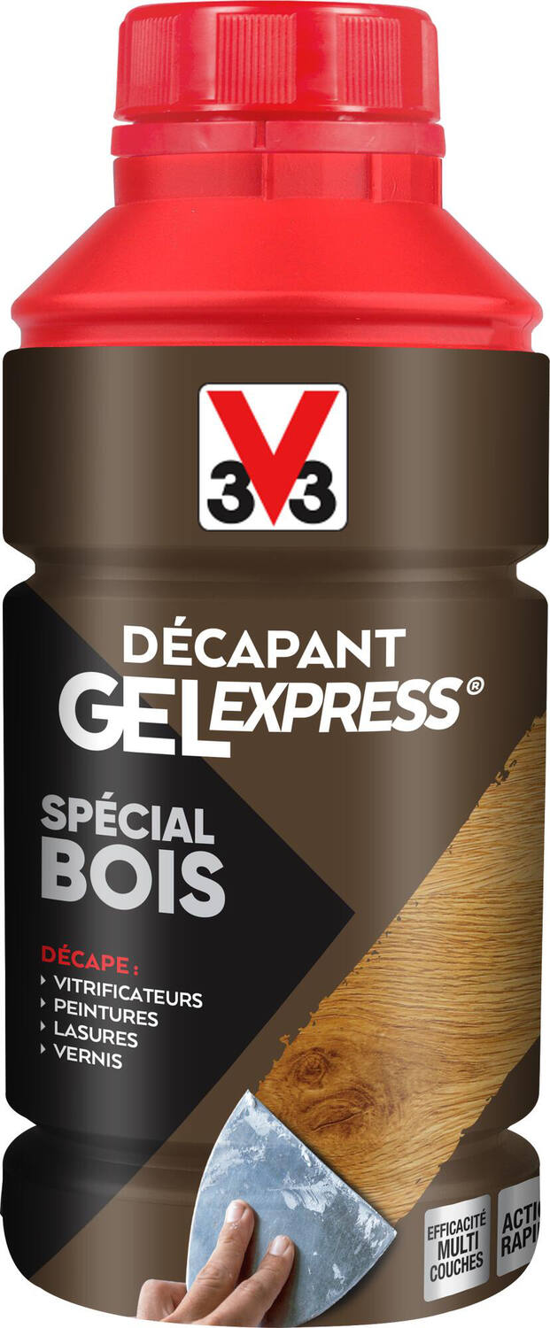 Décapant Gel Express Spécial Bois 0.5L - V33