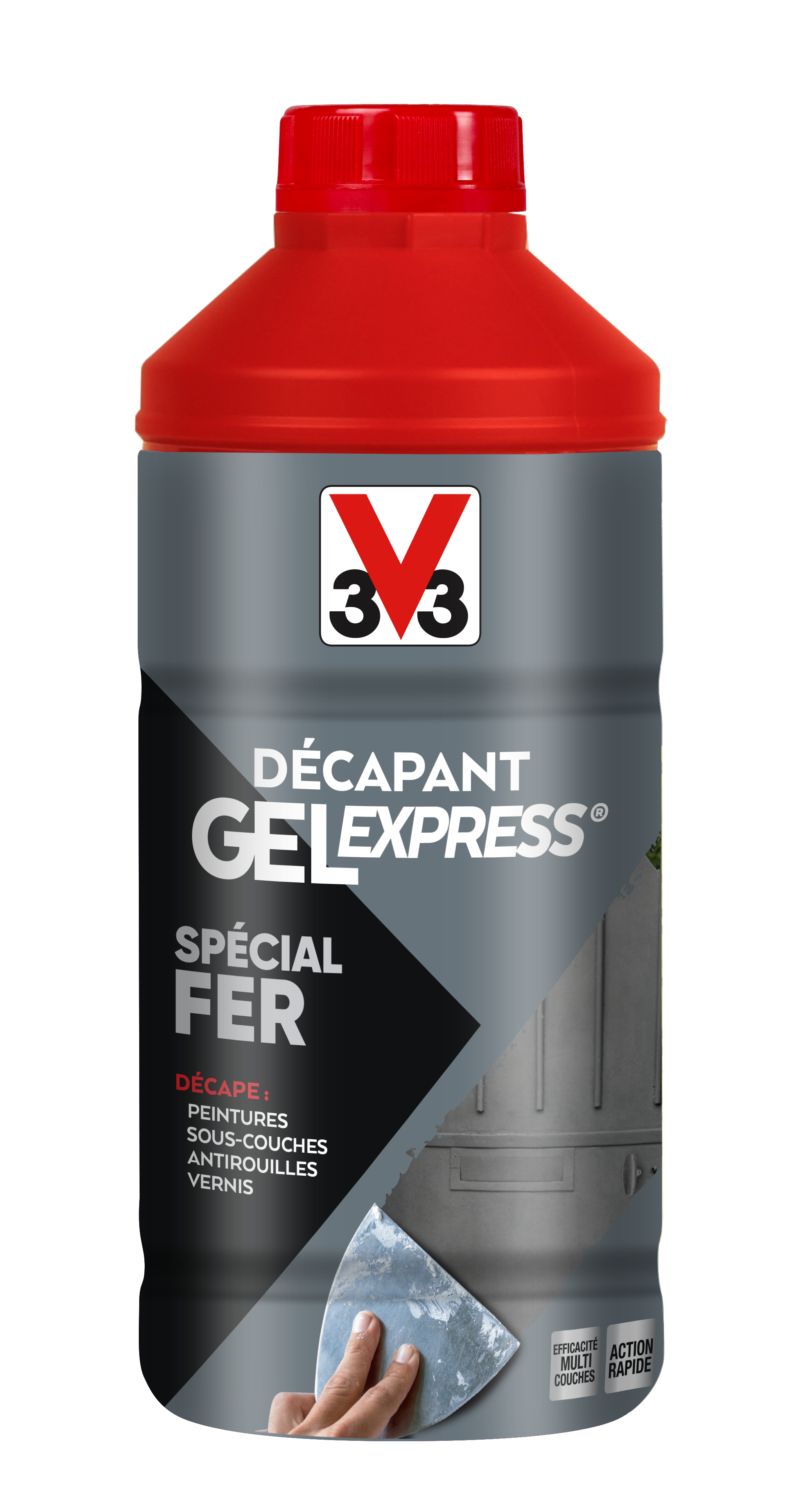 Décapant Gel Express Spécial Fer 1L - V33