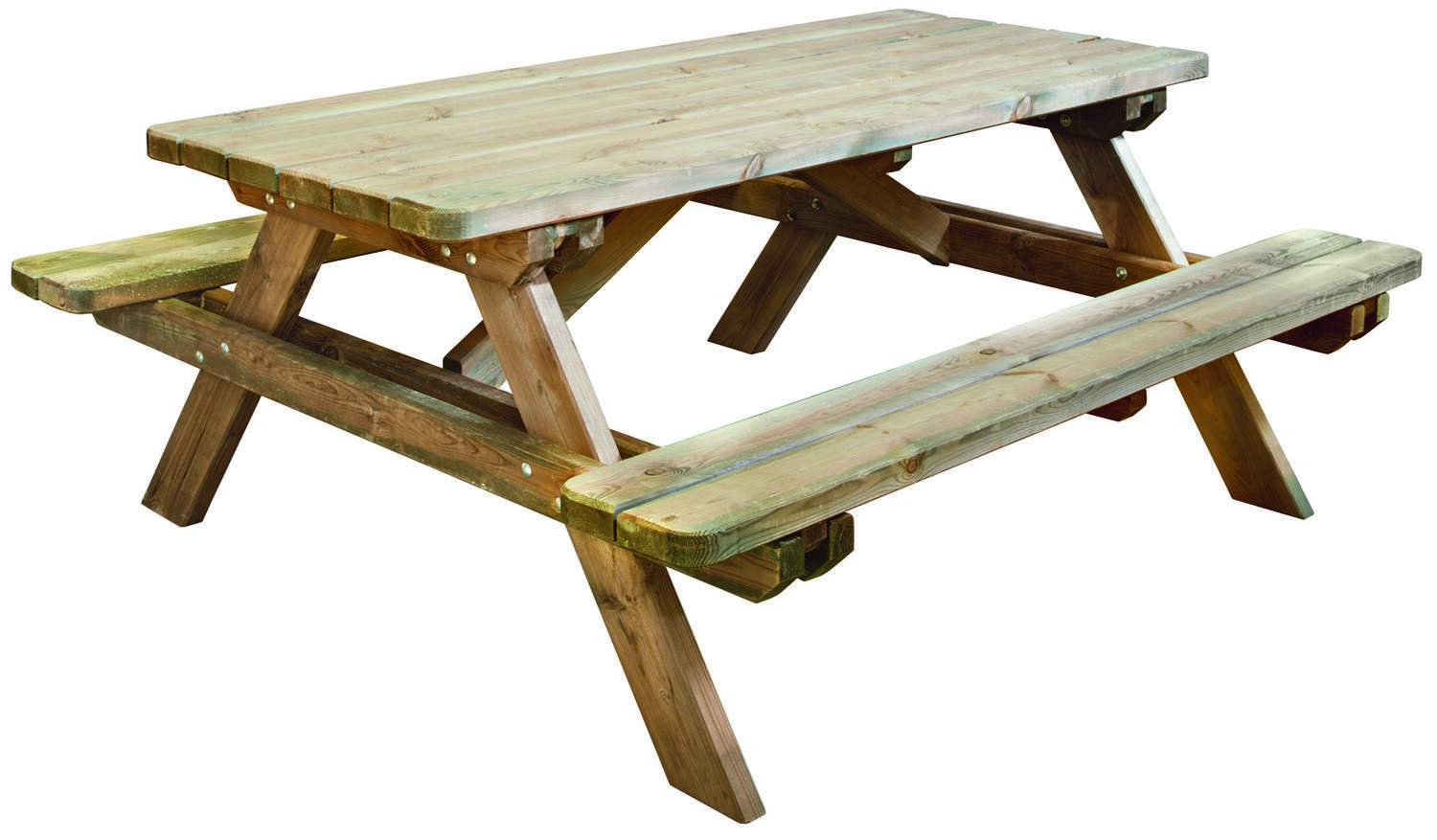 Table Pique-Nique Robuste 180x74.5/160xH.72.5cm- CERLAND