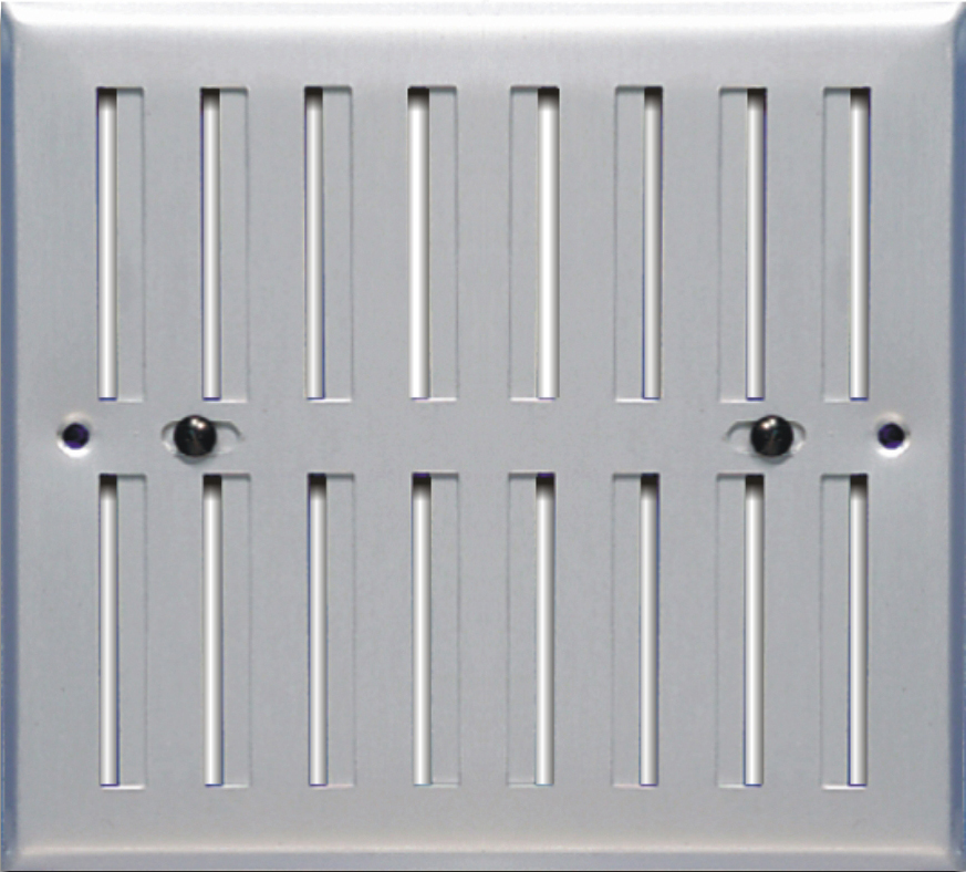 grille aluminium 190x168mm - réglable - AUTOGYRE