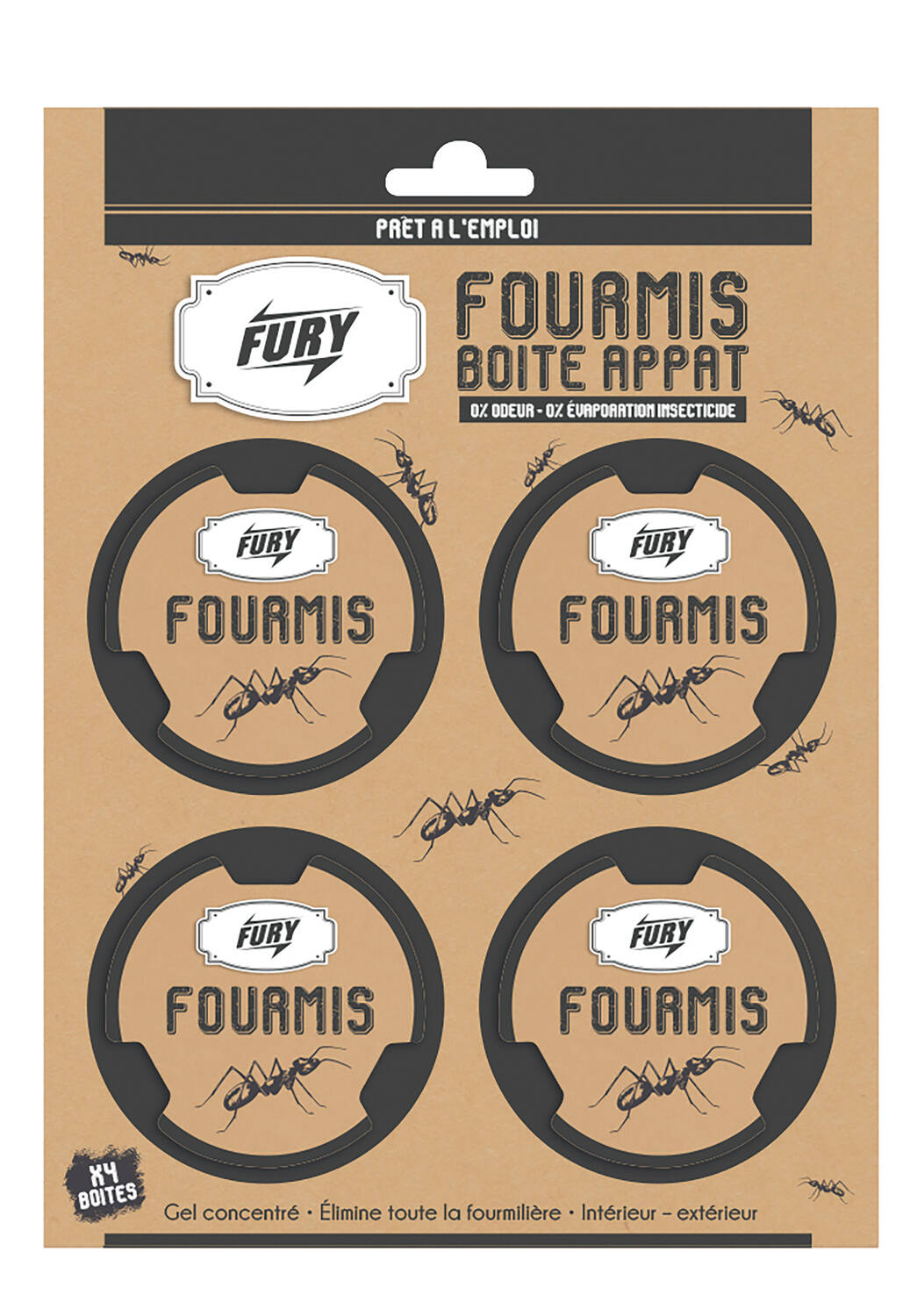 Boîte fourmis 3+1 gratuit FURY