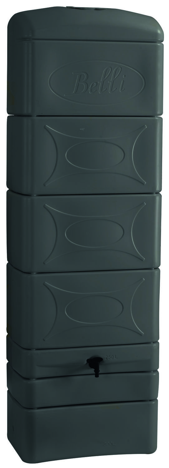 Récupérateur eau de pluie 300L anthracite - BELLI