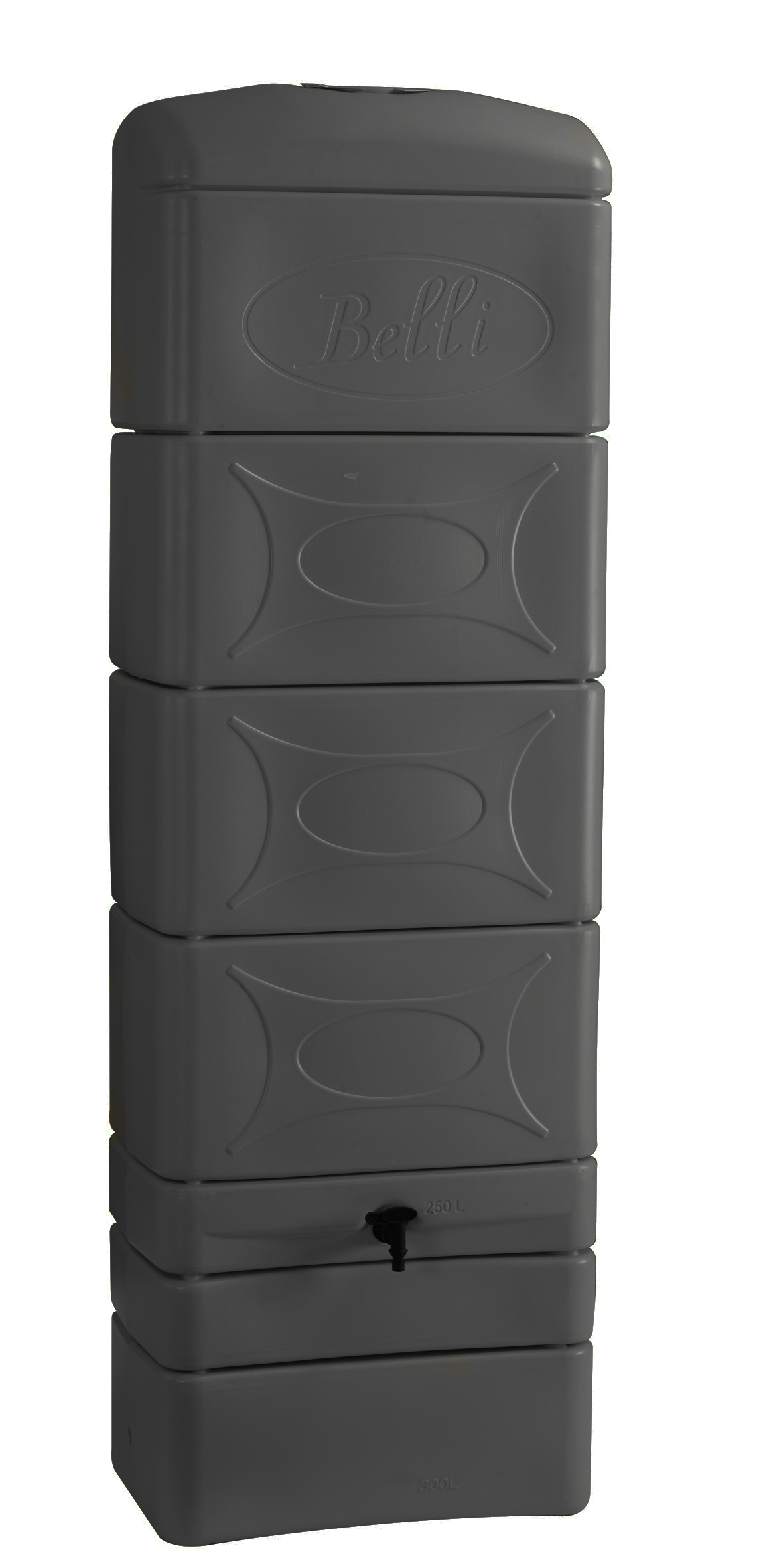 Récupérateur eau de pluie 300L anthracite - BELLI