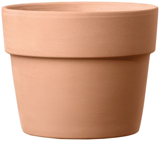 Cache-pot 15cm terre rosée perfetto white
