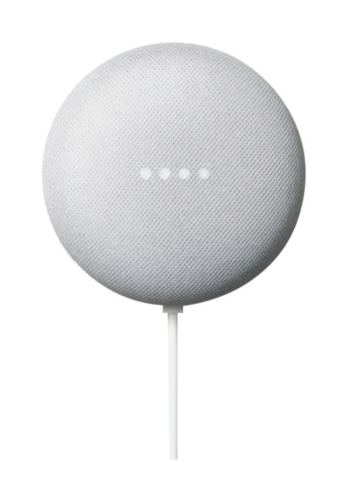 Assistant vocal Google Nest mini galet blanc