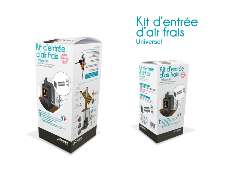 Kit entrée air frais universel - DIXNEUF