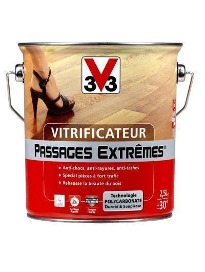 Vitrificateur passages extrêmes brillant 2.5L - Incolore - V33