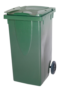 poubelle a roulettes 240 litres vert - BELLI