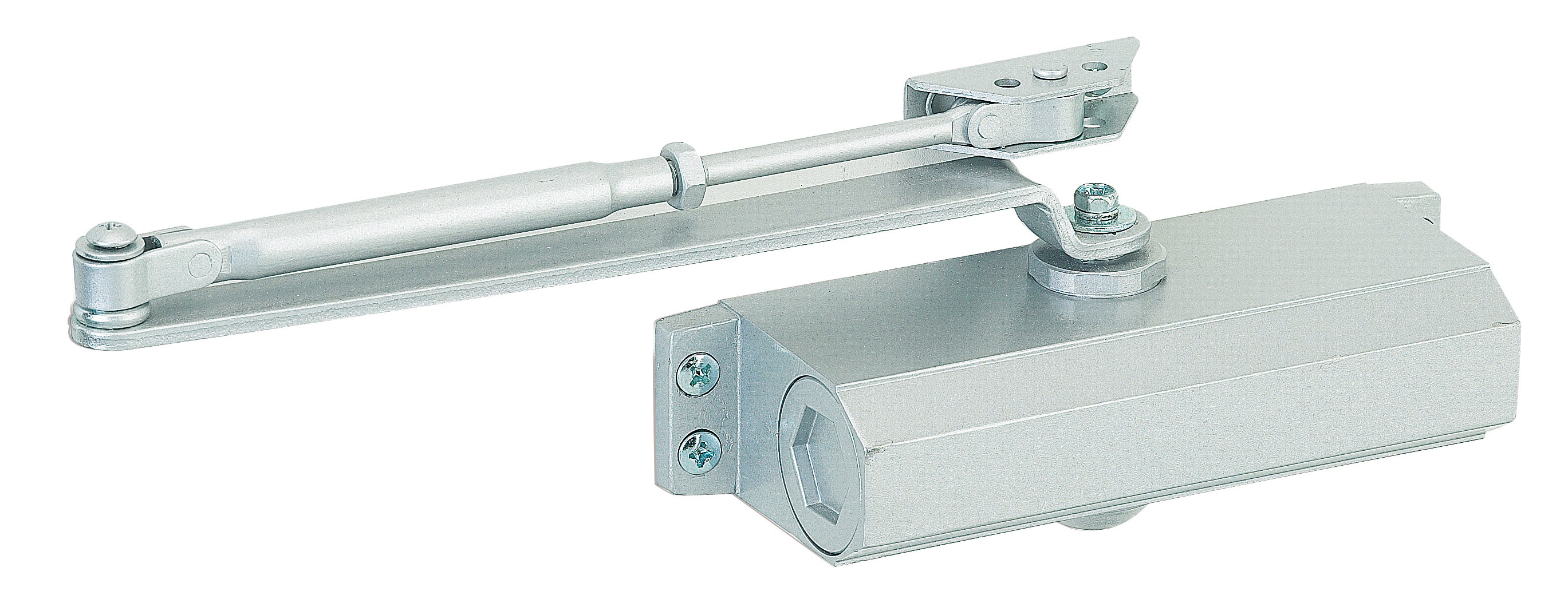 Ferme-porte hydraulique Eco argent force 4 laqué gris - THIRARD