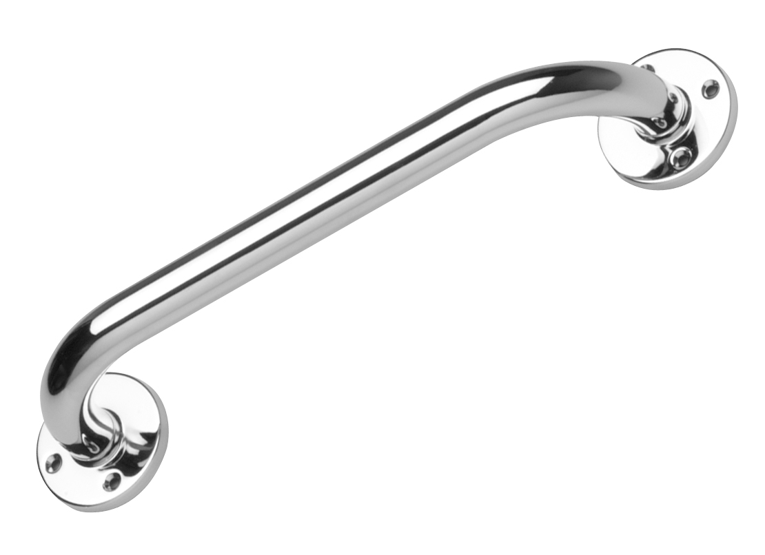 Barre d'Appui Droite 30cm ∅25mm Laiton Chromé - GODONNIER
