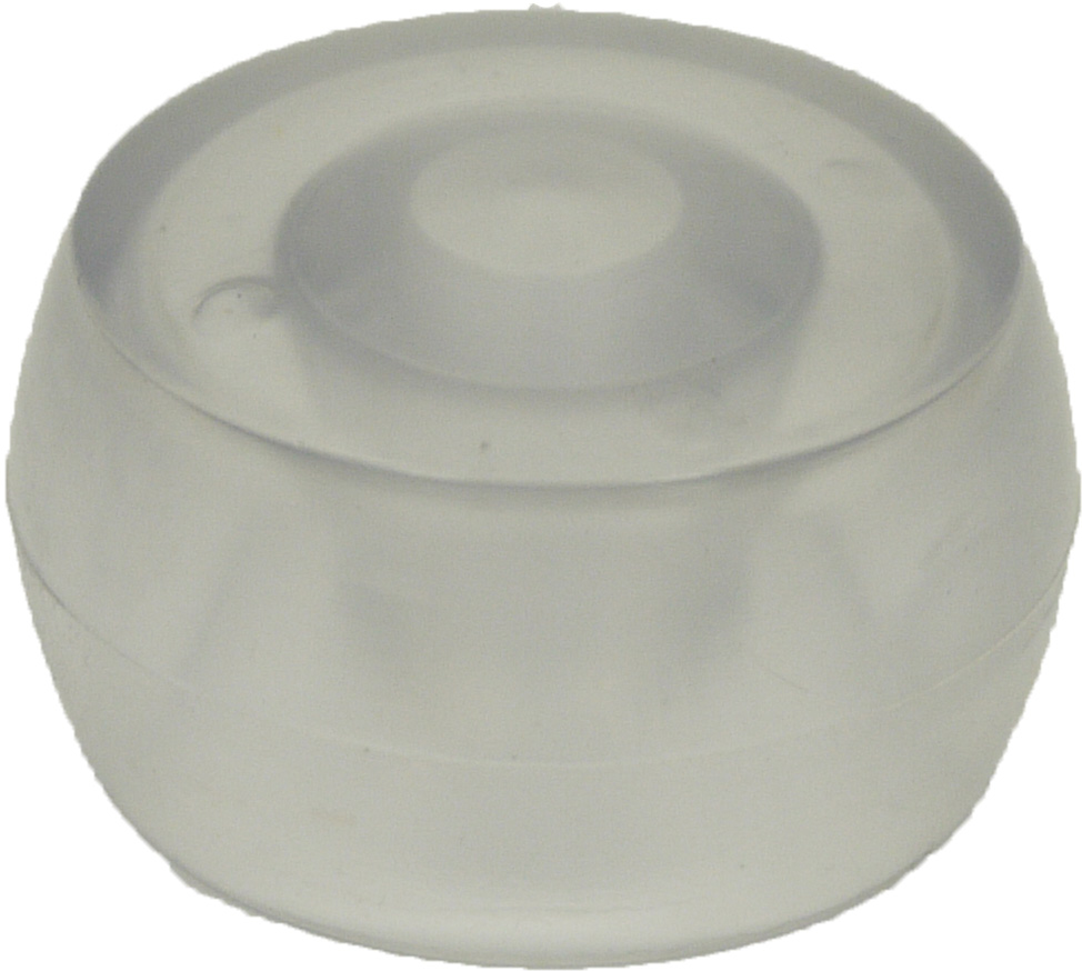 Butée élastique grand modèle transparent Ø40xh25mm - GPI