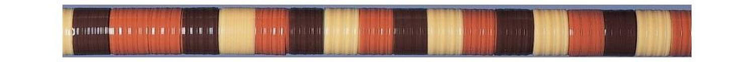 rideau de porte antille brun-beige 90 x 220 - MOREL