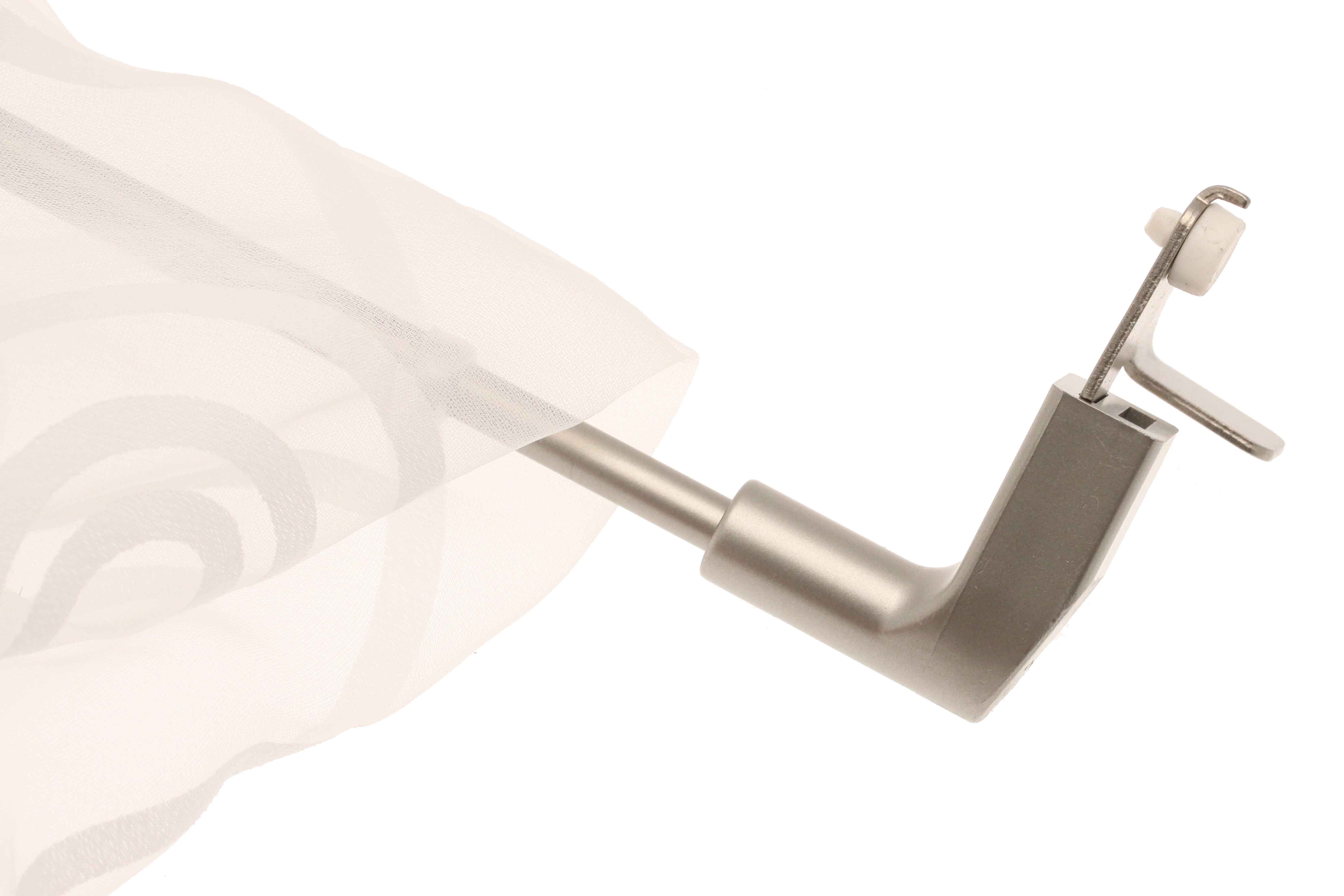 Tringle Press&Go chromé basique 80-110cm D7