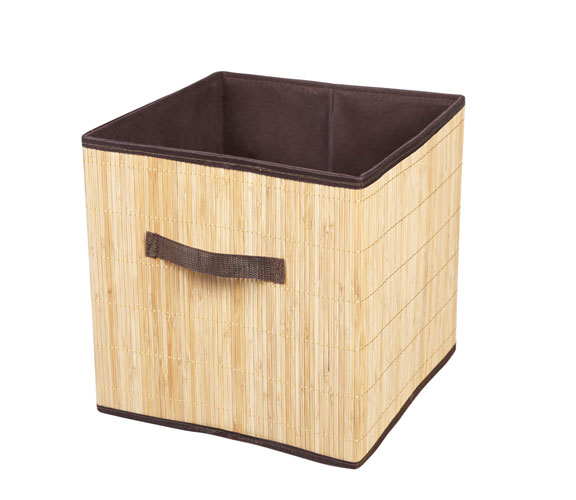 Bac de rangement Bambou 30x30x30cm - INNOV AXE