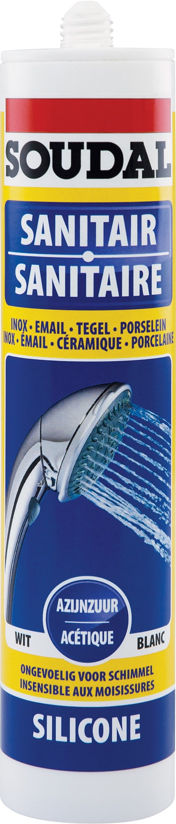 Silicone Sanitaire Acétique transparent 310 ml