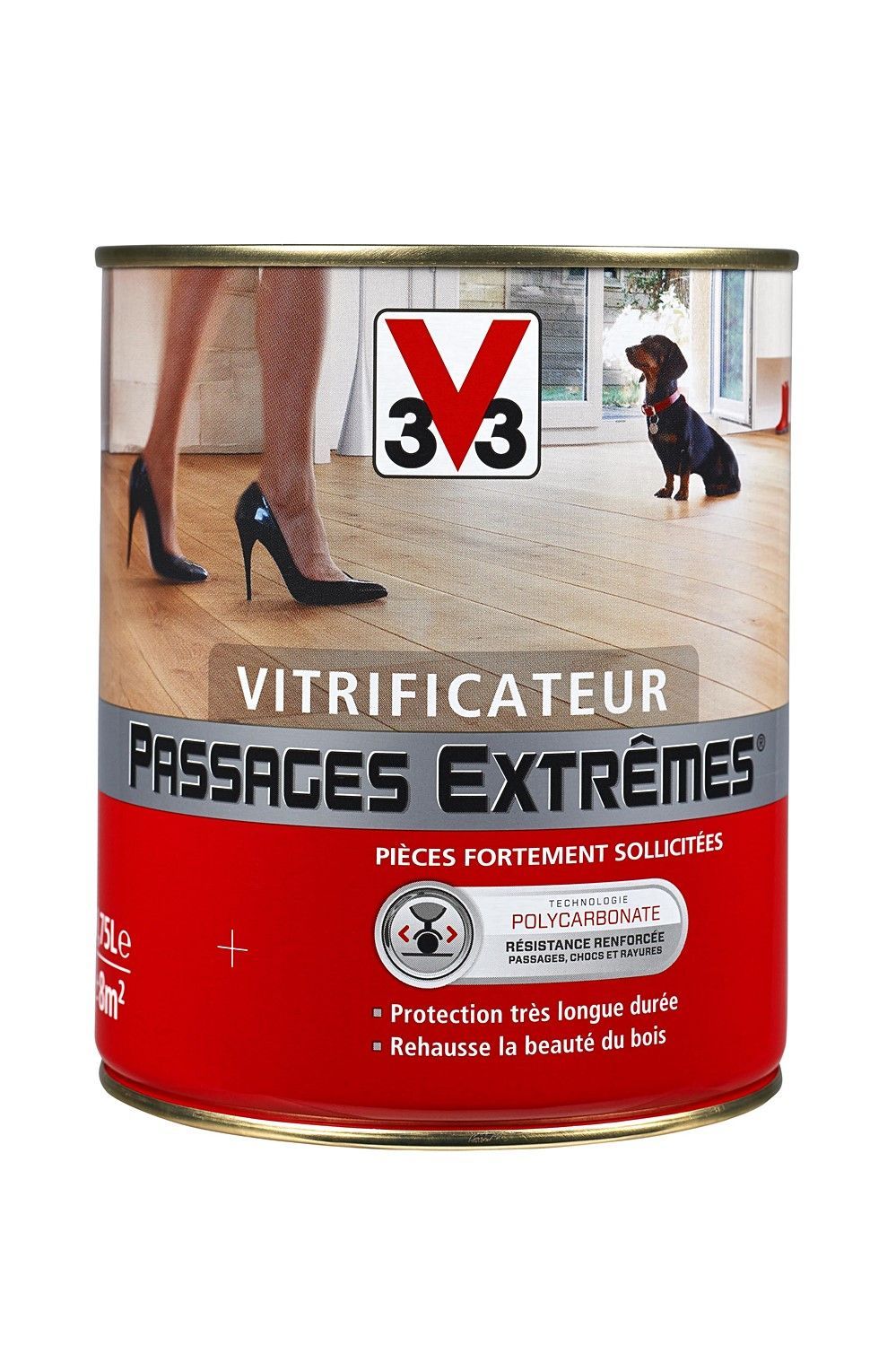 vitrificateur passages extrêmes incolore mat 0.75 l  - V33