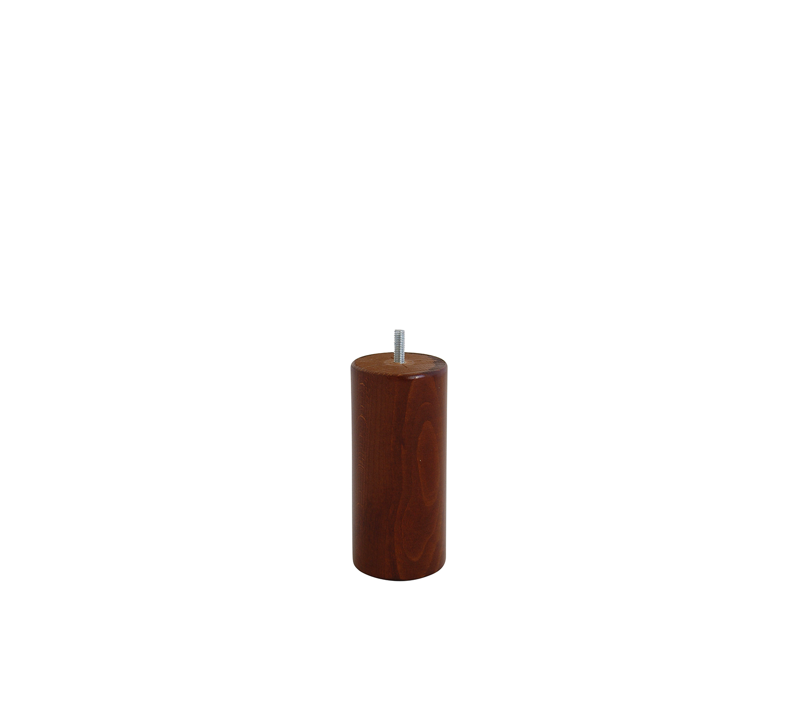 Pied de lit cylindrique noyer h150 Ø68 mm - EVOLUDIS