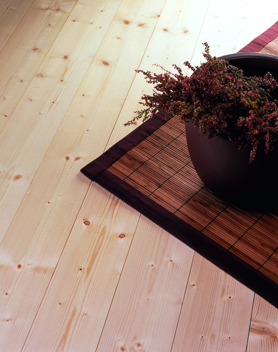 Plancher sapin du nord naturel bois raboté - CARIB