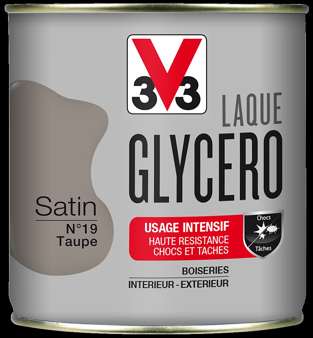 laque glycero satin 0,5L taupe - V33
