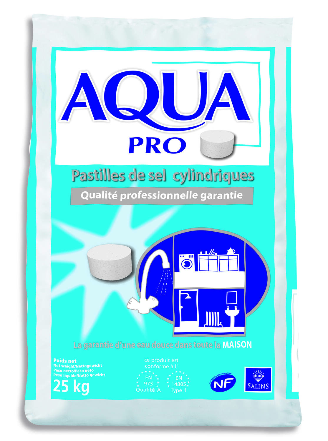 Pastille de sel pour adoucisseur - AQUA PRO