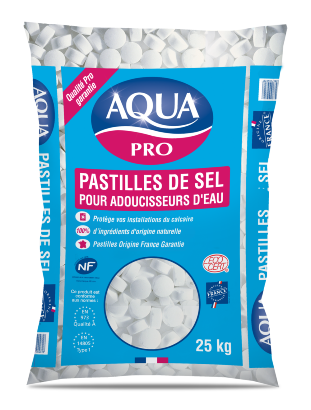 Pastille de sel pour adoucisseur - AQUA PRO
