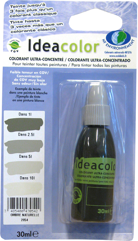 Colorant universel pour peinture coloris rouge 30 ml - IDEACOLOR