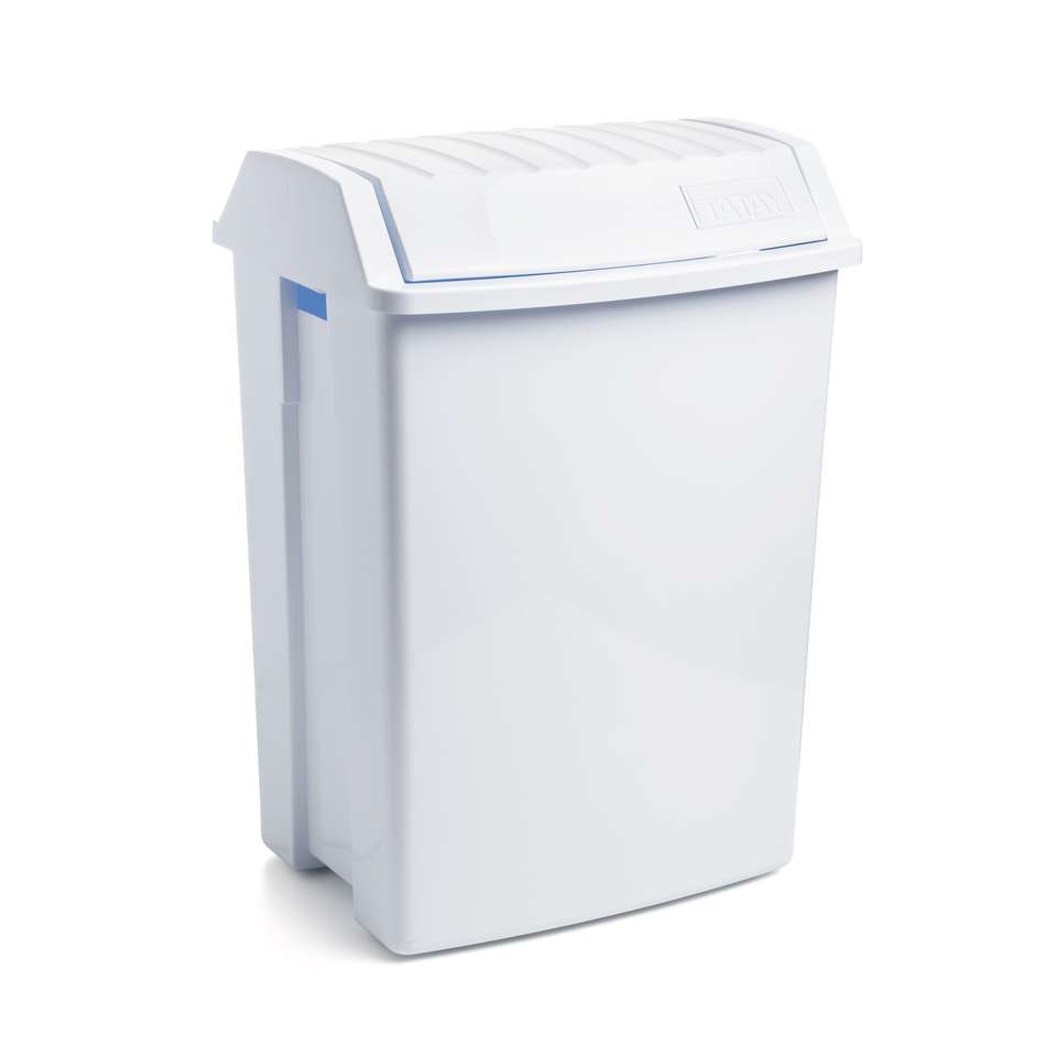 Panier à Linge 49L Basculant Blanc - TATAY