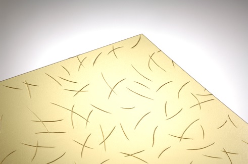 Plaque croissant miel 50 x 100 cm +/- 2.5mm